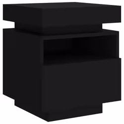 VidaXL 836786 Table de nuit et table de chevet Noir - Vue supplémentaire 5