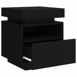 VidaXL 836786 Table de nuit et table de chevet Noir - Vue supplémentaire 6
