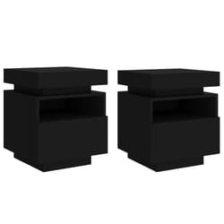 VidaXL 836787 Table de nuit et table de chevet Noir