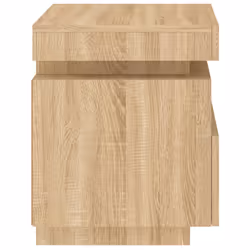 VidaXL 836788 Table de nuit et table de chevet Chêne - Vue supplémentaire 8