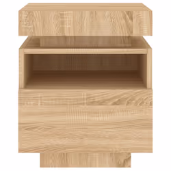 VidaXL 836789 Table de nuit et table de chevet Chêne - Vue supplémentaire 8