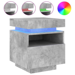 VidaXL 836790 Table de nuit et table de chevet Couleur du béton
