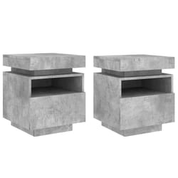 VidaXL 836791 Table de nuit et table de chevet Couleur du béton