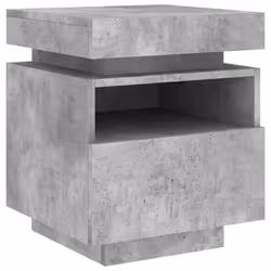 VidaXL 836791 Table de nuit et table de chevet Couleur du béton - Vue supplémentaire 6