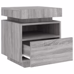 VidaXL 836794 Table de nuit et table de chevet Chêne - Vue supplémentaire 6