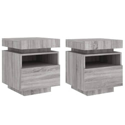 VidaXL 836795 Table de nuit et table de chevet Chêne