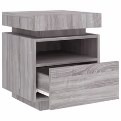 VidaXL 836795 Table de nuit et table de chevet Chêne - Vue supplémentaire 7