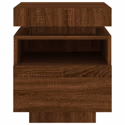 VidaXL 836797 Table de nuit et table de chevet Chêne - Vue supplémentaire 8