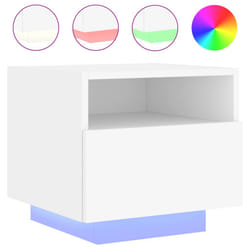 VidaXL 836798 Table de nuit et table de chevet Blanc