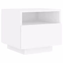 VidaXL 836799 Table de nuit et table de chevet Blanc - Vue supplémentaire 7