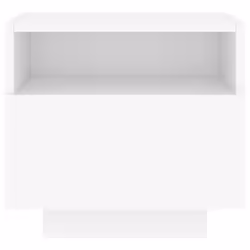 VidaXL 836799 Table de nuit et table de chevet Blanc - Vue supplémentaire 8