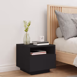 VidaXL 836800 Table de nuit et table de chevet Noir