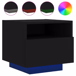 VidaXL 836801, Noir, Bois, 400 mm, 390 mm, 370 mm, 2 pièce(s)