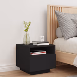 VidaXL 836801 Table de nuit et table de chevet Noir