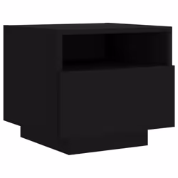 VidaXL 836801 Table de nuit et table de chevet Noir - Vue supplémentaire 5