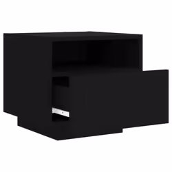VidaXL 836801 Table de nuit et table de chevet Noir - Vue supplémentaire 6