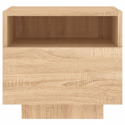 VidaXL 836802 Table de nuit et table de chevet Chêne - Vue supplémentaire 7
