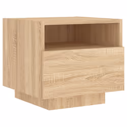 VidaXL 836803 Table de nuit et table de chevet Chêne - Vue supplémentaire 7