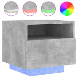 VidaXL 836804 Table de nuit et table de chevet Couleur du béton