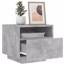 VidaXL 836804 Table de nuit et table de chevet Couleur du béton - Vue supplémentaire 4