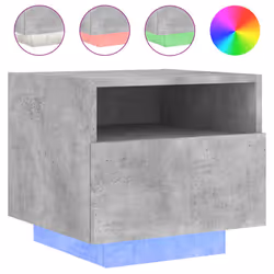 VidaXL 836805 Table de nuit et table de chevet Couleur du béton - Vue supplémentaire 5