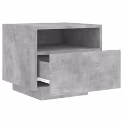 VidaXL 836805 Table de nuit et table de chevet Couleur du béton - Vue supplémentaire 6