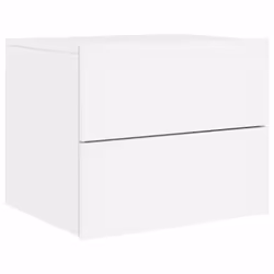 VidaXL 836812 Table de nuit et table de chevet Blanc