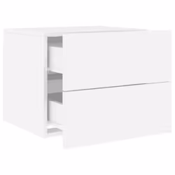 VidaXL 836812 Table de nuit et table de chevet Blanc - Vue supplémentaire 6