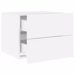 VidaXL 836813 Table de nuit et table de chevet Blanc - Vue supplémentaire 6
