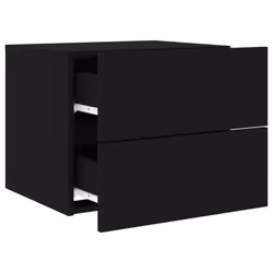 VidaXL 836814 Table de nuit et table de chevet Noir - Vue supplémentaire 6