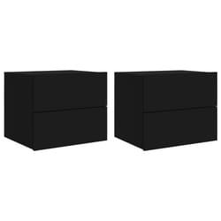 VidaXL 836815 Table de nuit et table de chevet Noir