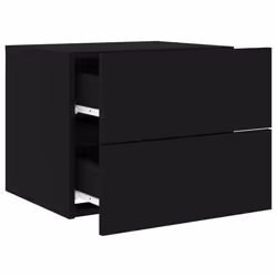 VidaXL 836815 Table de nuit et table de chevet Noir - Vue supplémentaire 7
