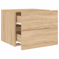 VidaXL 836816 Table de nuit et table de chevet Chêne - Vue supplémentaire 6