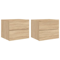 VidaXL 836817 Table de nuit et table de chevet Chêne