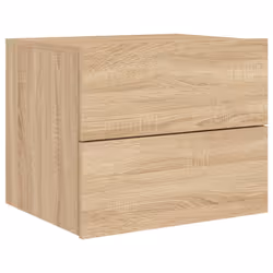 VidaXL 836817 Table de nuit et table de chevet Chêne - Vue supplémentaire 6