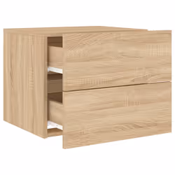 VidaXL 836817 Table de nuit et table de chevet Chêne - Vue supplémentaire 7