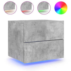 VidaXL 836818 Table de nuit et table de chevet Couleur du béton