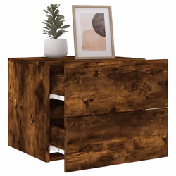 VidaXL 836820 Table de nuit et table de chevet Chêne - Vue supplémentaire 5