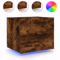 VidaXL 836821 Table de nuit et table de chevet Chêne - Vue supplémentaire 5
