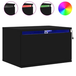 VidaXL 836828 Table de nuit et table de chevet Noir