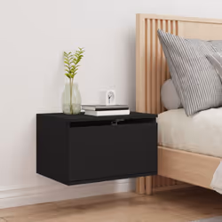 VidaXL 836828 Table de nuit et table de chevet Noir - Vue supplémentaire 4