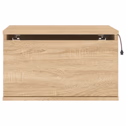 VidaXL 836831 Table de nuit et table de chevet Chêne - Vue supplémentaire 7