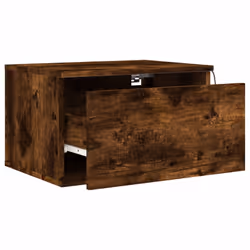 VidaXL 836834 Table de nuit et table de chevet Chêne - Vue supplémentaire 6