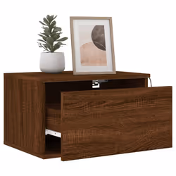 VidaXL 836838 Table de nuit et table de chevet Chêne - Vue supplémentaire 5