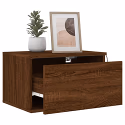 VidaXL 836839 Table de nuit et table de chevet Chêne - Vue supplémentaire 4