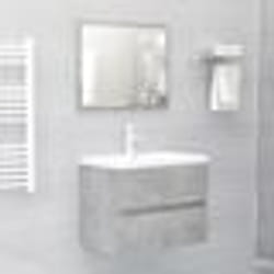 vidaXL Meuble TV mural sonoma gris 40x30x30 cm bois d'ingénierie