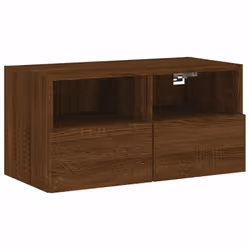 Cette armoire TV murale est la solution parfaite pour votre espace de vie afin de maximiser l'espace et de garder les surface ...