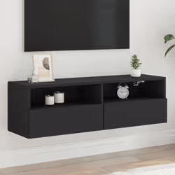 Cette armoire TV murale est la solution parfaite pour votre espace de vie afin de maximiser l'espace et de garder les surface ...