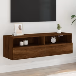 Cette armoire TV murale est la solution parfaite pour votre espace de vie afin de maximiser l'espace et de garder les surface ...