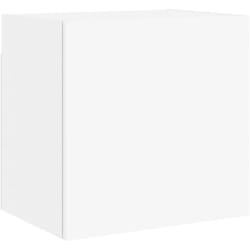vidaXL Meuble TV mural blanc 40,5x30x40 cm bois d'ingénierie